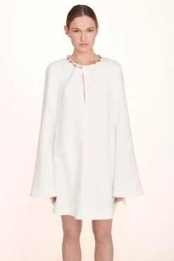 CLOTHING STAUD -AMANDA DRESS - IVORY