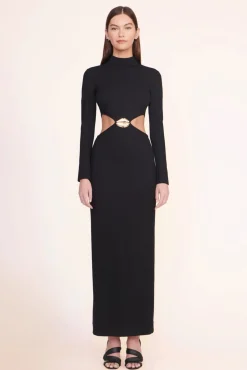 CLOTHING STAUD -ARLETTE DRESS - BLACK