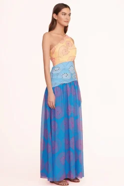 CLOTHING STAUD -ASHLYN DRESS - MULTI WHIRLPOOL