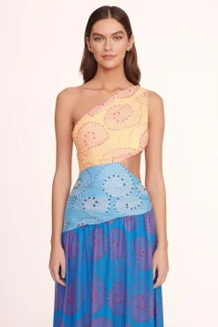 BRIDE STAUD Occasion Dresses-ASHLYN DRESS - MULTI WHIRLPOOL