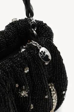 HANDBAGS STAUD -BEADED BEAN BAG - STARRY NIGHT