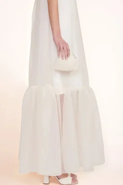 BRIDE STAUD Bridal Accessories-BEADED HEART CLUTCH - CREAM