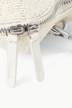 BRIDE STAUD Bridal Accessories-BEADED HEART CLUTCH - CREAM