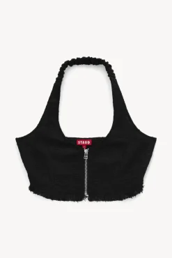 CLOTHING STAUD -BECCA TOP - BLACK