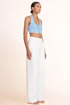 CLOTHING STAUD -BECCA TOP - PACIFIC