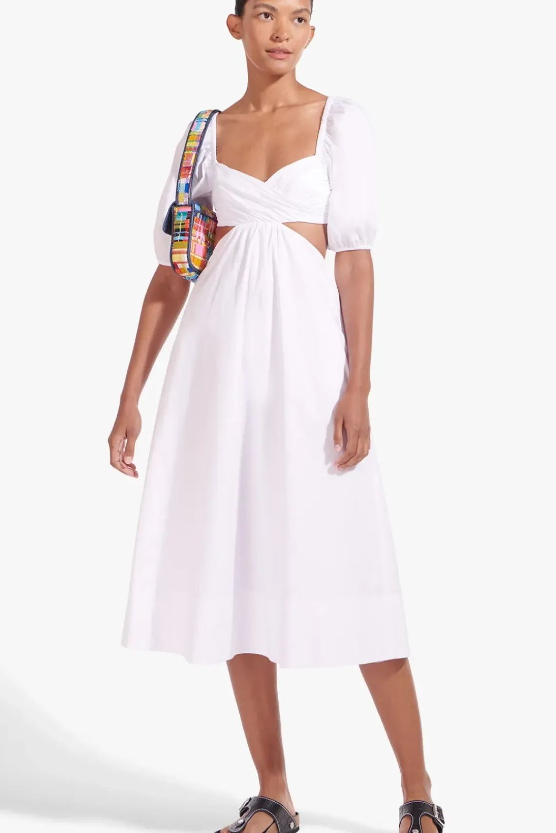 SHOES STAUD -BIRKENSTOCK + GIZEH SANDAL BLACK CROC EMBOSSED