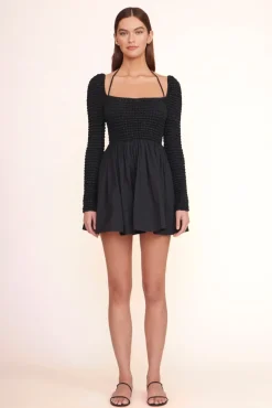 CLOTHING STAUD -CASSIDY DRESS - BLACK