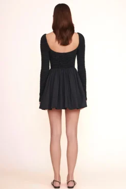 CLOTHING STAUD -CASSIDY DRESS - BLACK