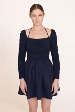 CLOTHING STAUD -CASSIDY DRESS - NAVY