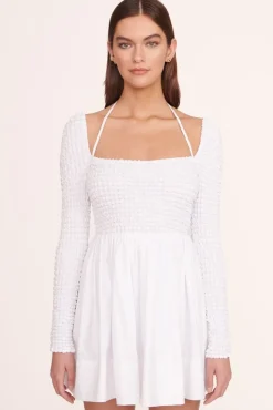 CLOTHING STAUD -CASSIDY DRESS - WHITE