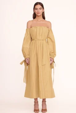 CLOTHING STAUD -COLBY DRESS - KHAKI