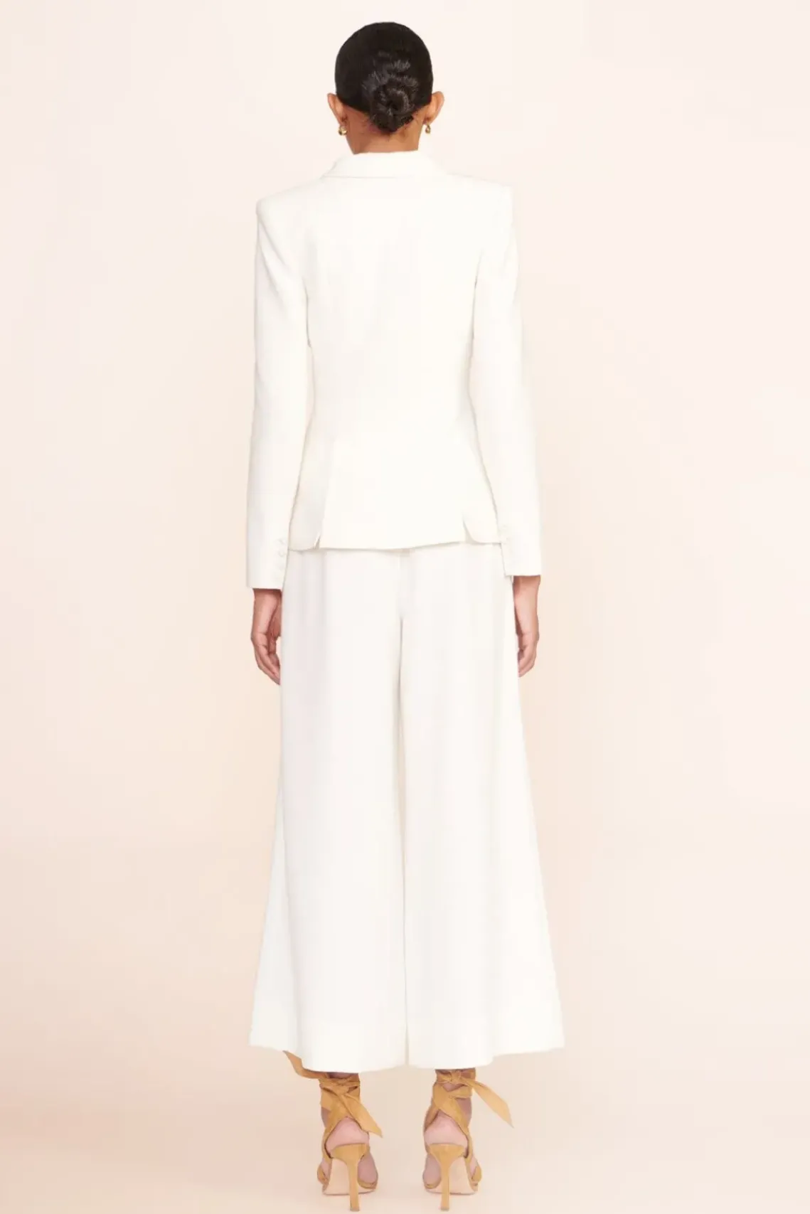 CLOTHING STAUD -CROPPED CALEB PANT - IVORY