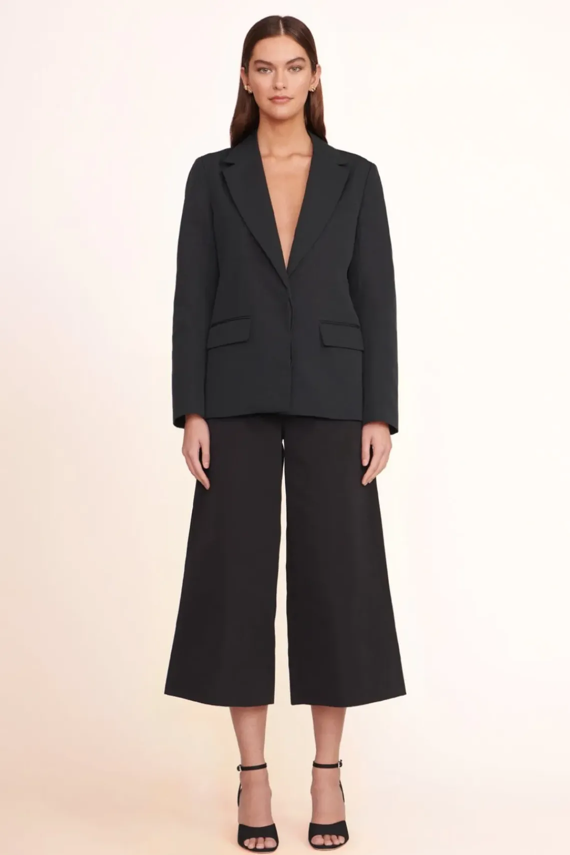 CLOTHING STAUD -CROPPED OAK PANT - BLACK