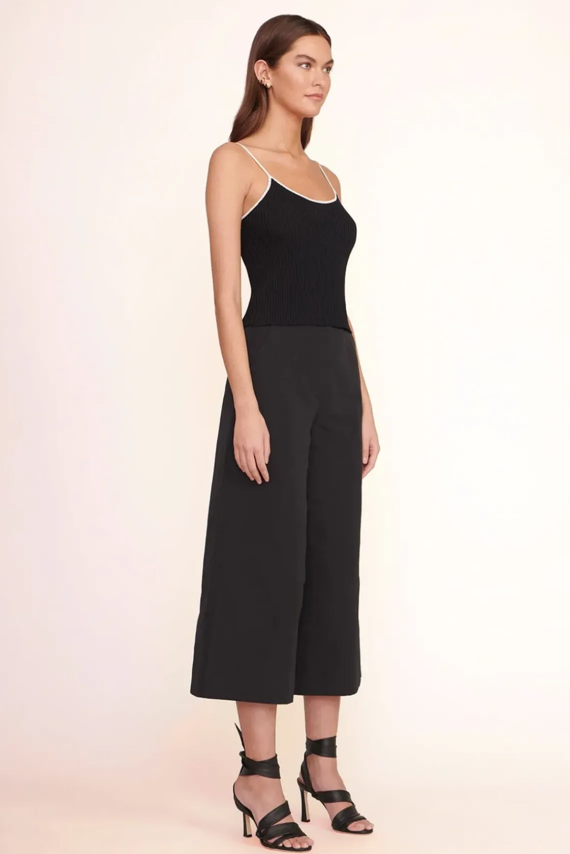 CLOTHING STAUD -CROPPED OAK PANT - BLACK