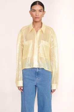 CLOTHING STAUD -CROPPED PAYTON TOP - SUNRAY