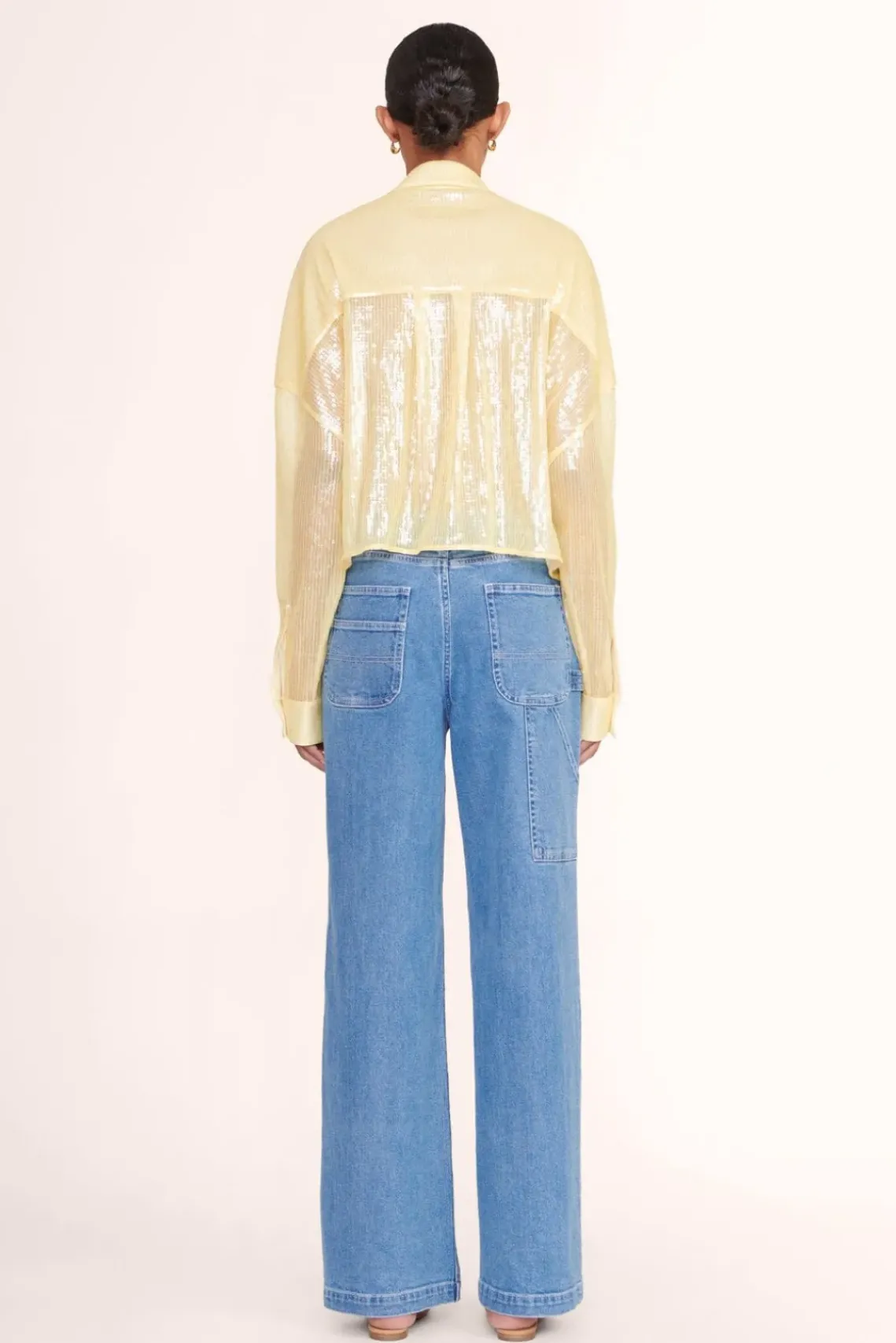 CLOTHING STAUD -CROPPED PAYTON TOP - SUNRAY