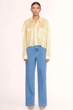 CLOTHING STAUD -CROPPED PAYTON TOP - SUNRAY