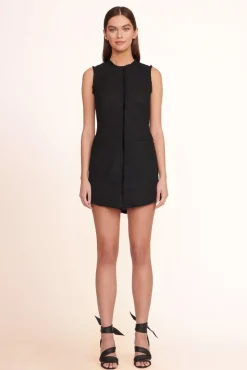 CLOTHING STAUD -CRYSTAL DRESS - BLACK