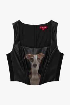 PET STAUD Pet Ready To Wear-CUSTOM ALICE CORSET - BLACK