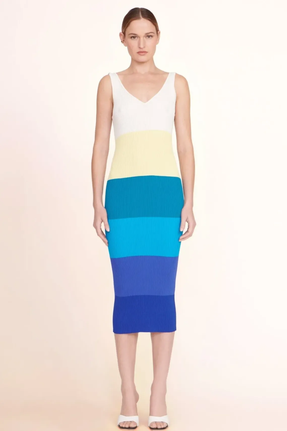 CLOTHING STAUD -DANA DRESS - PACIFIC STRIPE