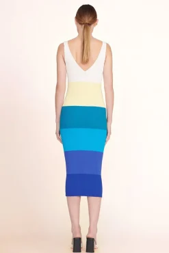 CLOTHING STAUD -DANA DRESS - PACIFIC STRIPE