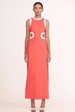 CLOTHING STAUD -DOLCE DRESS - HIBISCUS WHITE