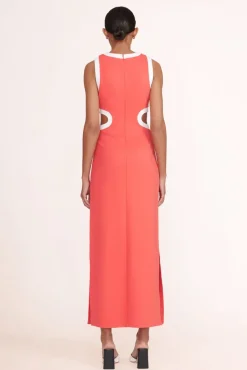 CLOTHING STAUD -DOLCE DRESS - HIBISCUS WHITE