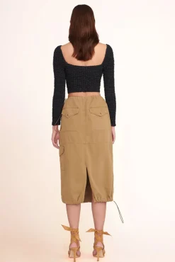 CLOTHING STAUD -ELEANORA TOP - BLACK