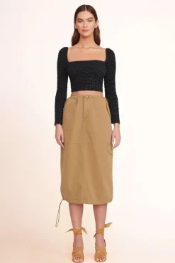 CLOTHING STAUD -ELEANORA TOP - BLACK