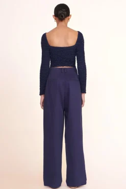CLOTHING STAUD -ELEANORA TOP - NAVY