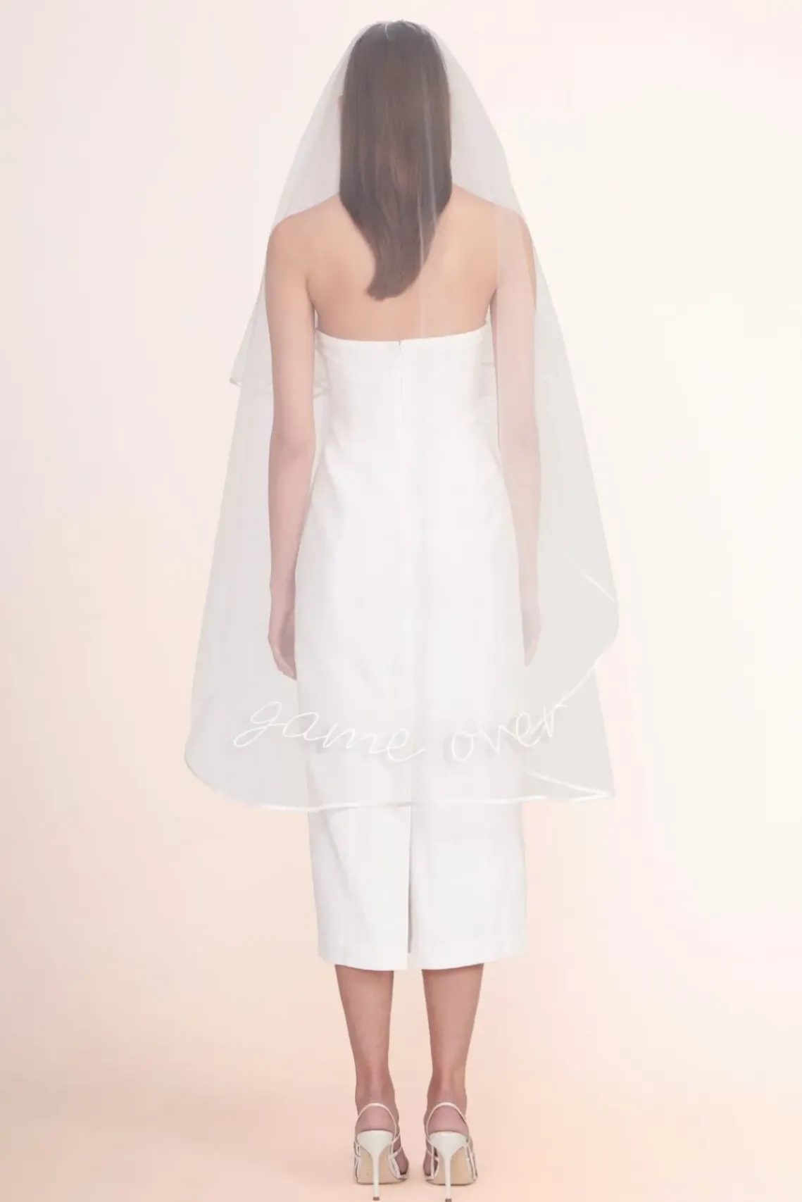 BRIDE STAUD Bridal Accessories-EMBROIDERED VEIL - GAME OVER