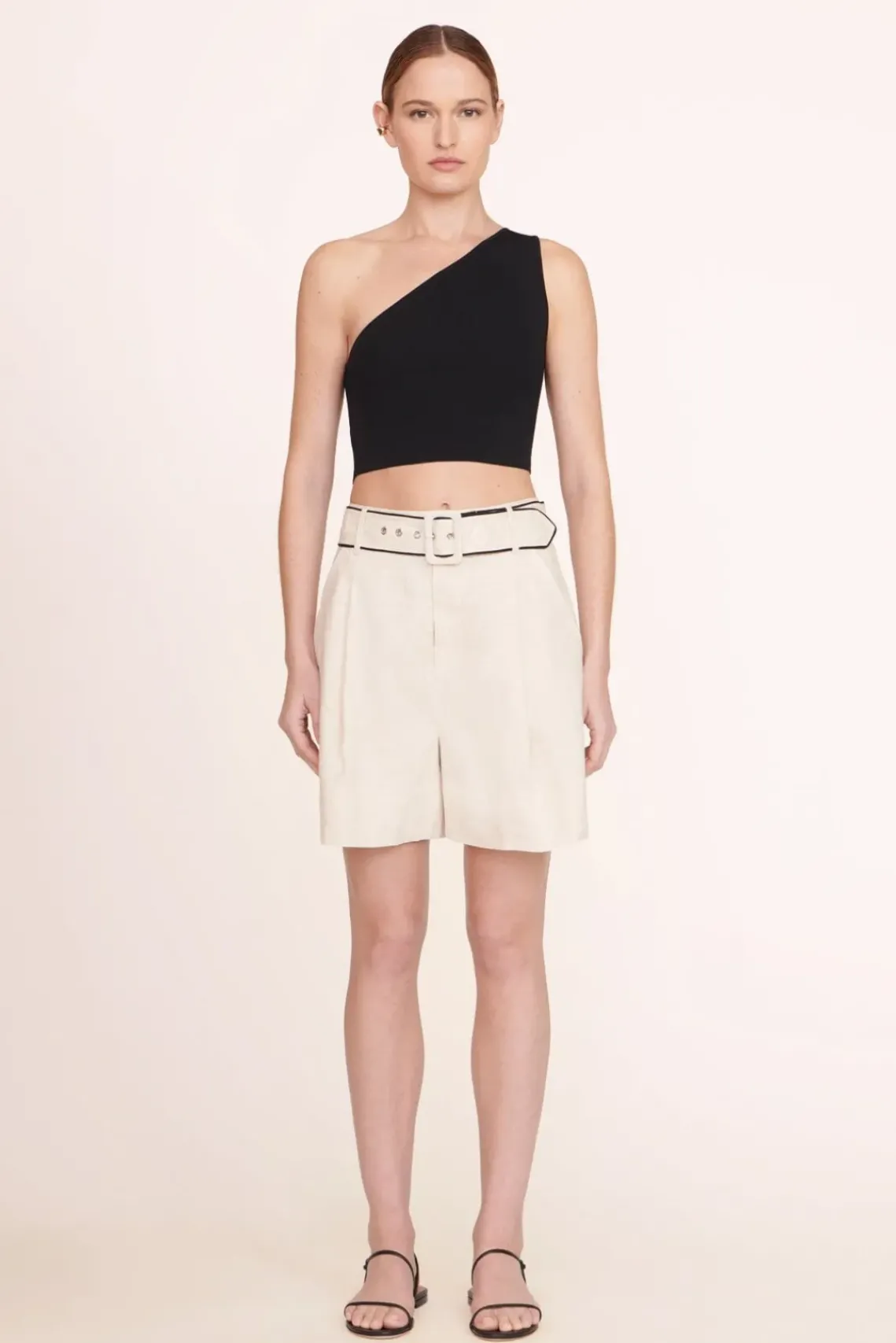 CLOTHING STAUD -ERIS SHORT - NATURAL BLACK