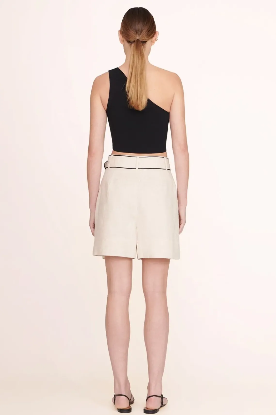 CLOTHING STAUD -ERIS SHORT - NATURAL BLACK