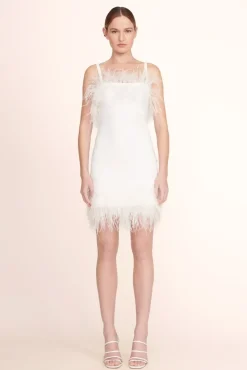 CLOTHING STAUD -ETTA DRESS - WHITE