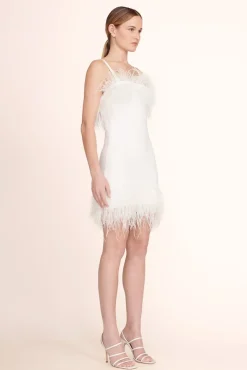 CLOTHING STAUD -ETTA DRESS - WHITE