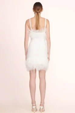 CLOTHING STAUD -ETTA DRESS - WHITE