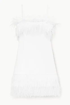 CLOTHING STAUD -ETTA DRESS - WHITE