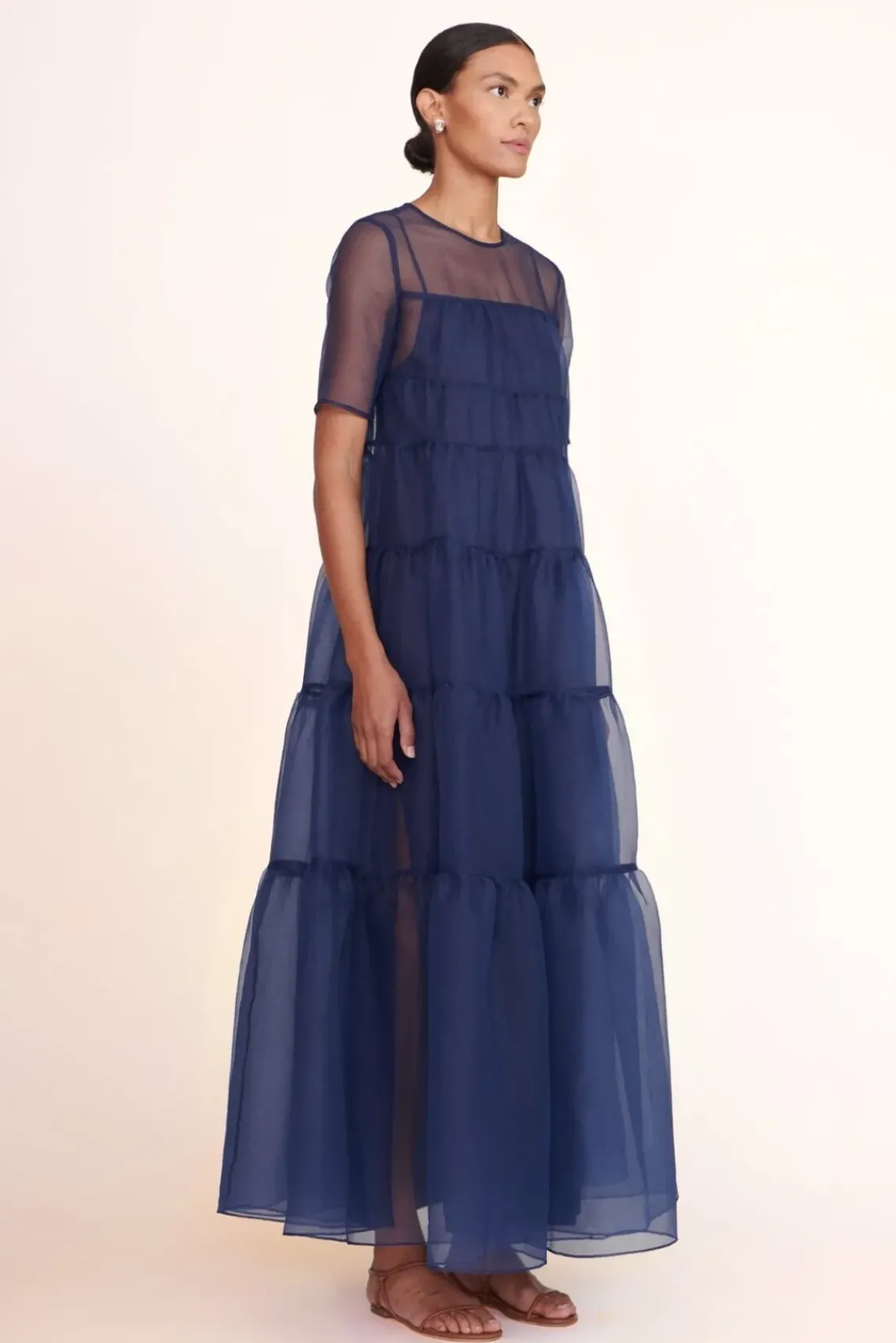 CLOTHING STAUD -HYACINTH DRESS - NAVY