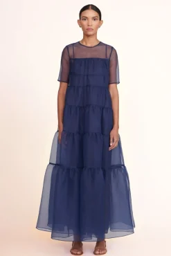 BRIDE STAUD Occasion Dresses-HYACINTH DRESS - NAVY