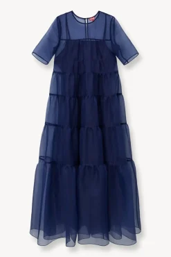 BRIDE STAUD Occasion Dresses-HYACINTH DRESS - NAVY