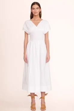 CLOTHING STAUD -JACKSON DRESS - WHITE