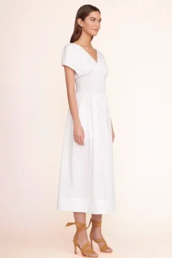 CLOTHING STAUD -JACKSON DRESS - WHITE