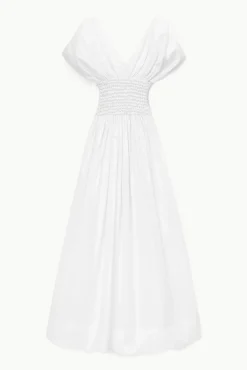 CLOTHING STAUD -JACKSON DRESS - WHITE
