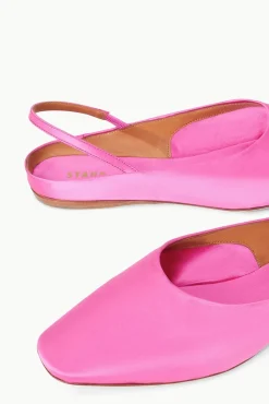 SHOES STAUD -JANINE MULE SATIN - BLOSSOM