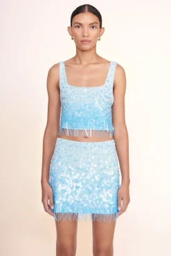 CLOTHING STAUD -JASMIN TOP - SHALLOW