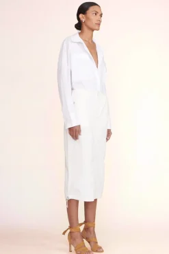 CLOTHING STAUD -JUSTINE SKIRT - IVORY