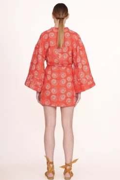 CLOTHING STAUD -KARLEE DRESS - HIBISCUS WHIRLPOOL