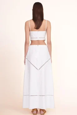 CLOTHING STAUD -KATHLEEN SKIRT - WHITE