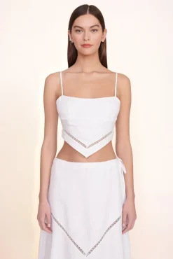 CLOTHING STAUD -KATHLEEN SKIRT - WHITE