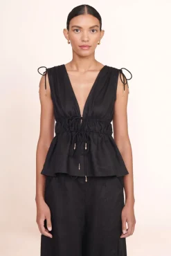 CLOTHING STAUD -KENDRA TOP - BLACK